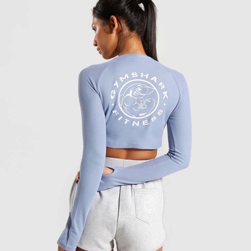 Gymshark legacy fitness long sleeve crop top